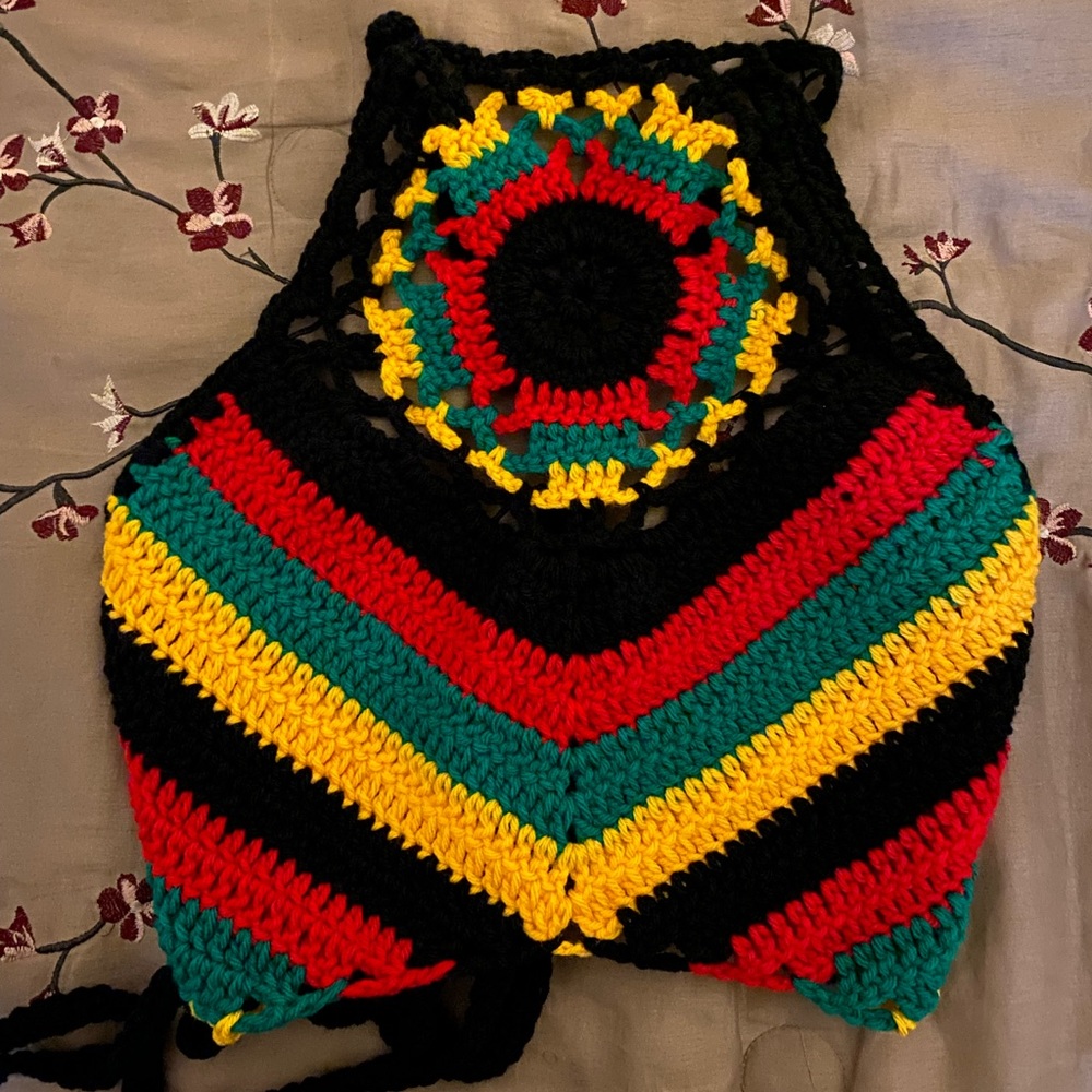 Rasta Crop Top